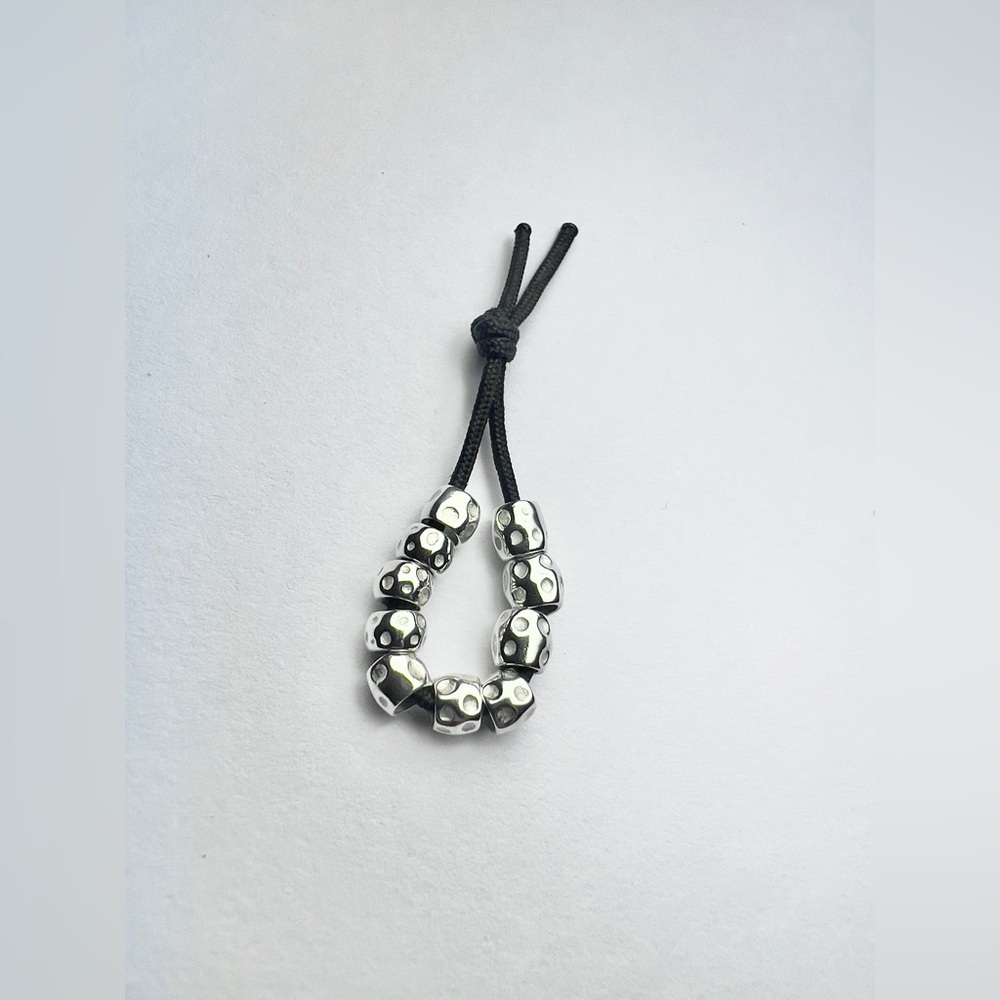 New Dodo Pomellato Beads 925 Sterling Silver GRANELLI COMPONENTS lot of 10 pcs.